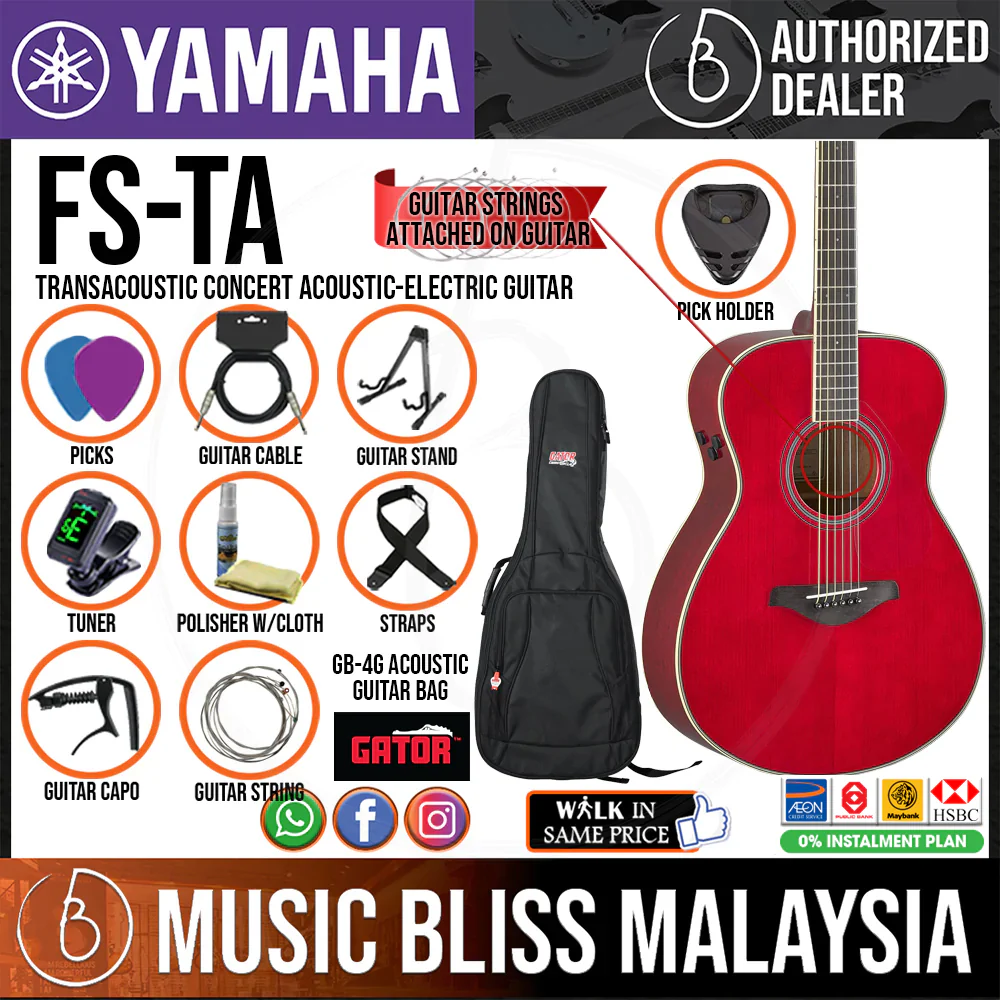 Yamaha FS-TA TransAcoustic Concert Acoustic-Electric Guitar - Image 2