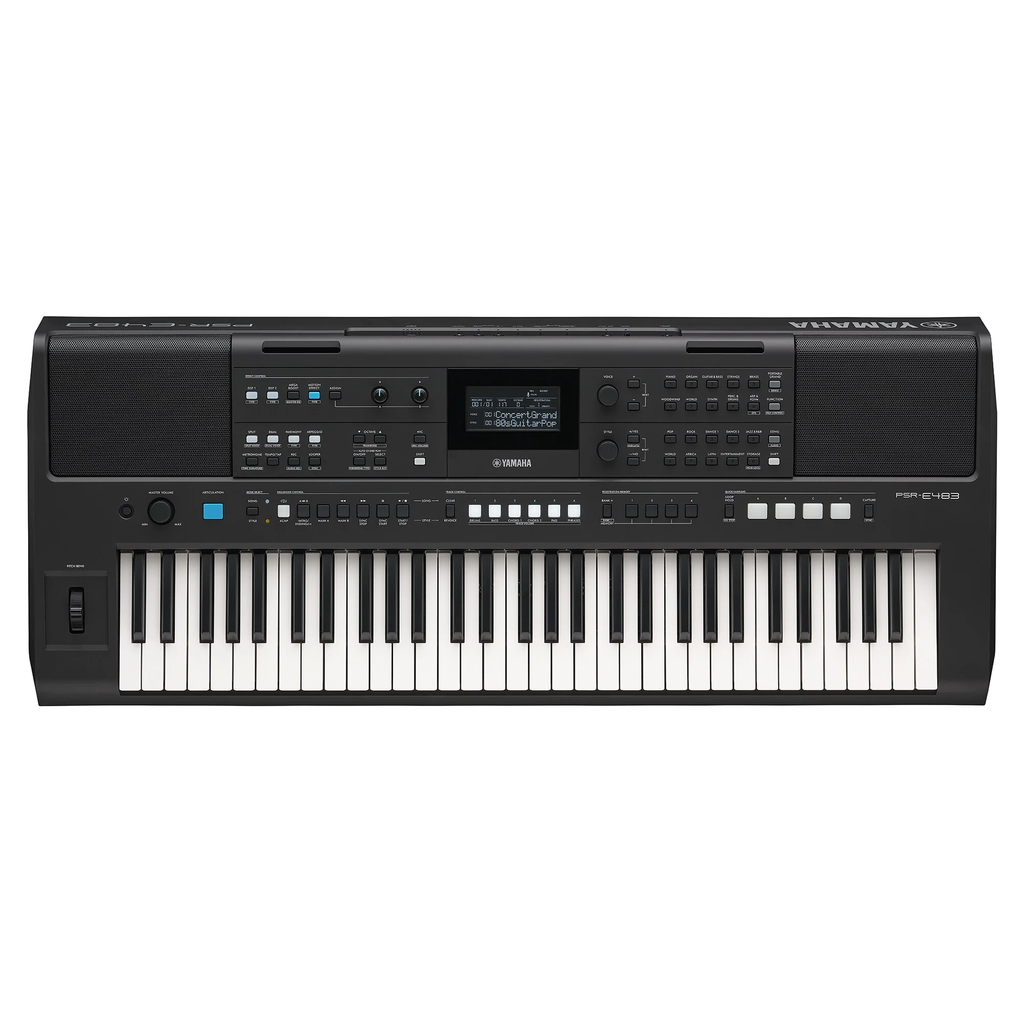 Yamaha Keyboards PSR-E483 61-Keys Portable Keyboard with Original Adapter - Image 5