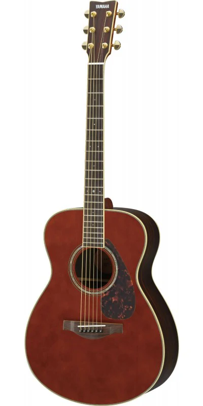 Yamaha LS6 ARE Concert Acoustic-Electric Guitar with FREE Hard Bag Package - Natural - Image 4
