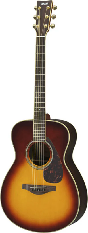 Yamaha LS6 ARE Concert Acoustic-Electric Guitar with FREE Hard Bag Package - Natural - Image 5