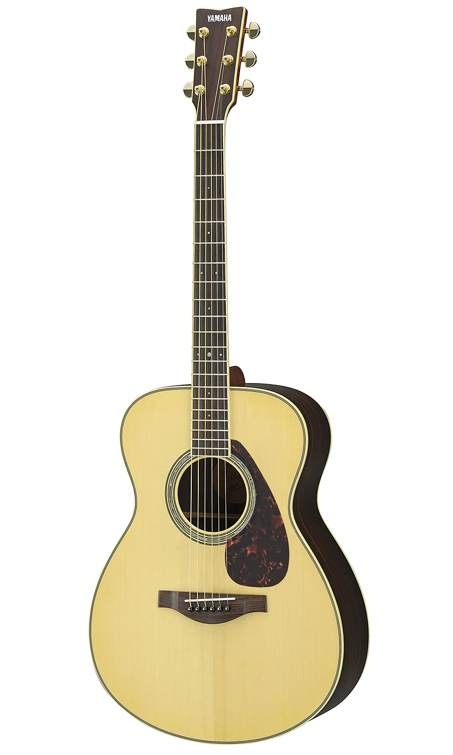 Yamaha LS6 ARE Concert Acoustic-Electric Guitar with FREE Hard Bag Package - Natural - Image 6