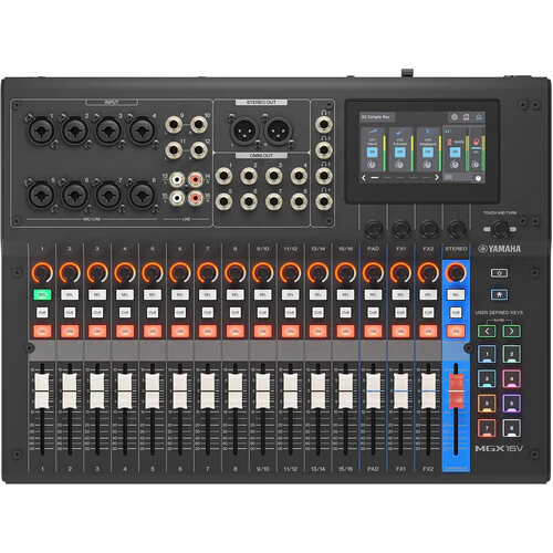 Yamaha MGX16V 22-Channel Digital Mixing Console - Black - Image 2