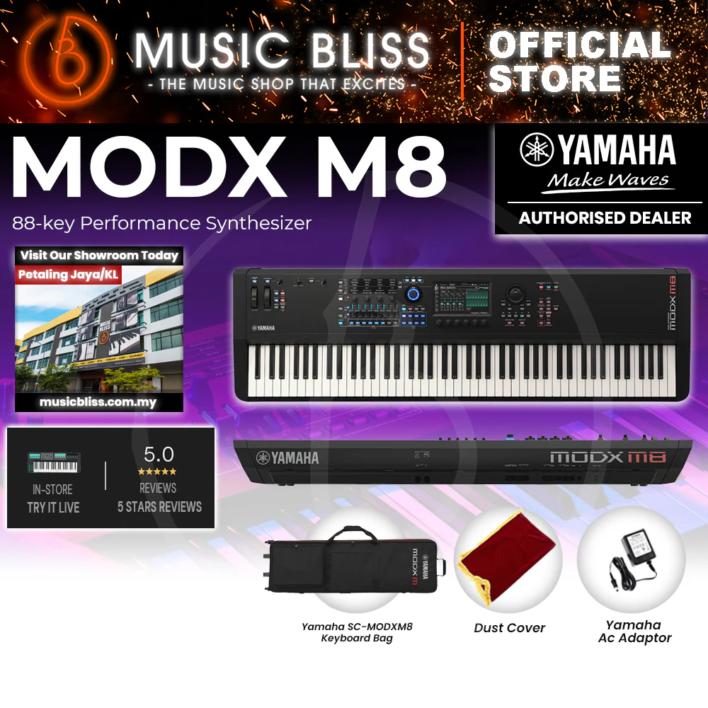Yamaha MODX M8 88 GHS-weighted Key Synthesizer - Image 9