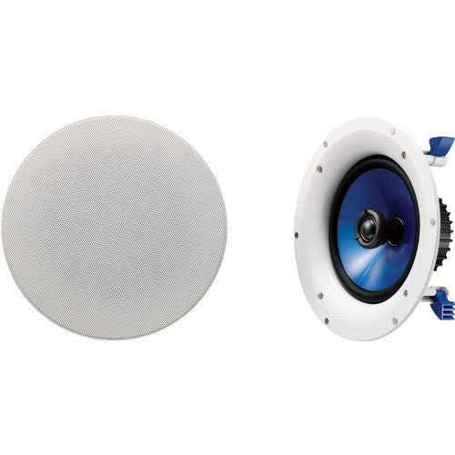Yamaha NS-IC800 8" In-Ceiling Speaker, White - Pair - Image 2
