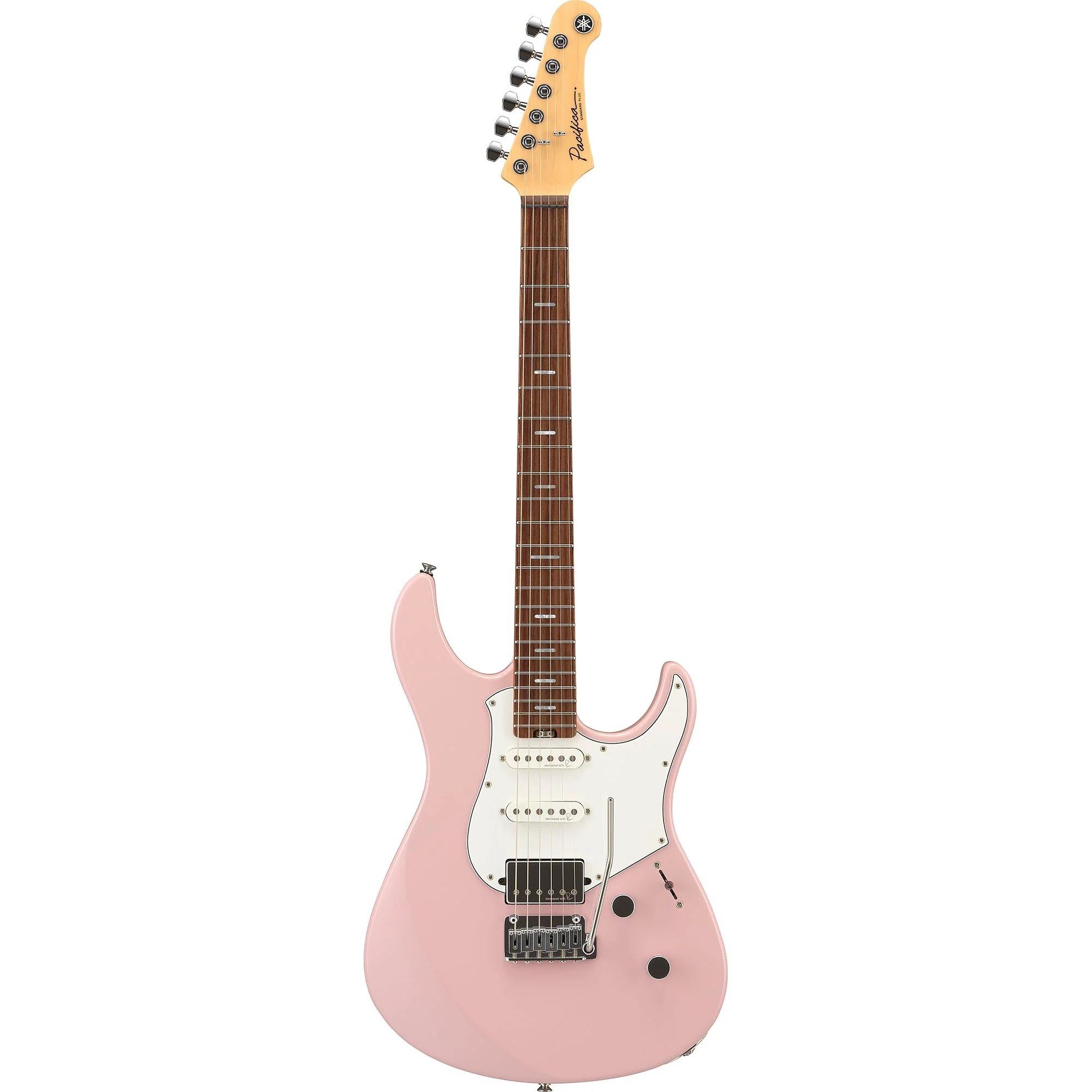 Yamaha PACS+12 Pacifica Standard Plus Electric Guitar, Rosewood Fingerboard - Ash Pink - Image 2