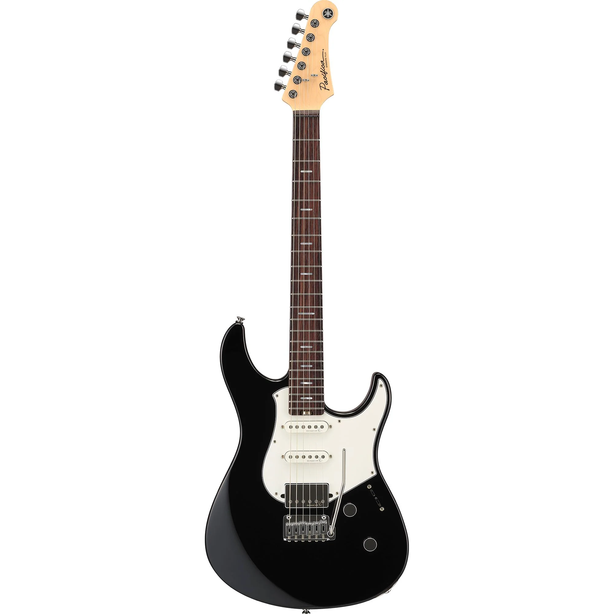 Yamaha PACS+12 Pacifica Standard Plus Electric Guitar, Rosewood Fingerboard - Black - Image 2