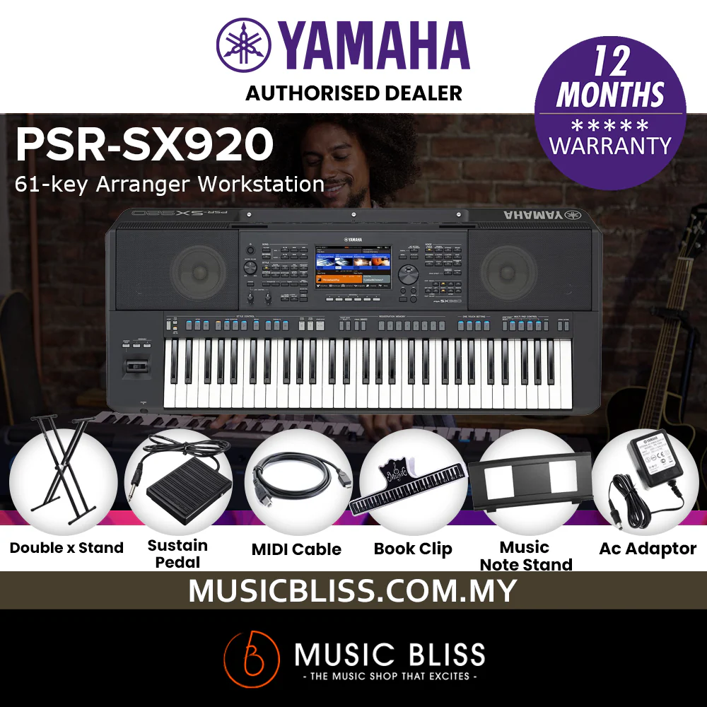 Yamaha PSR-SX920 61-key Professional Arranger Workstation