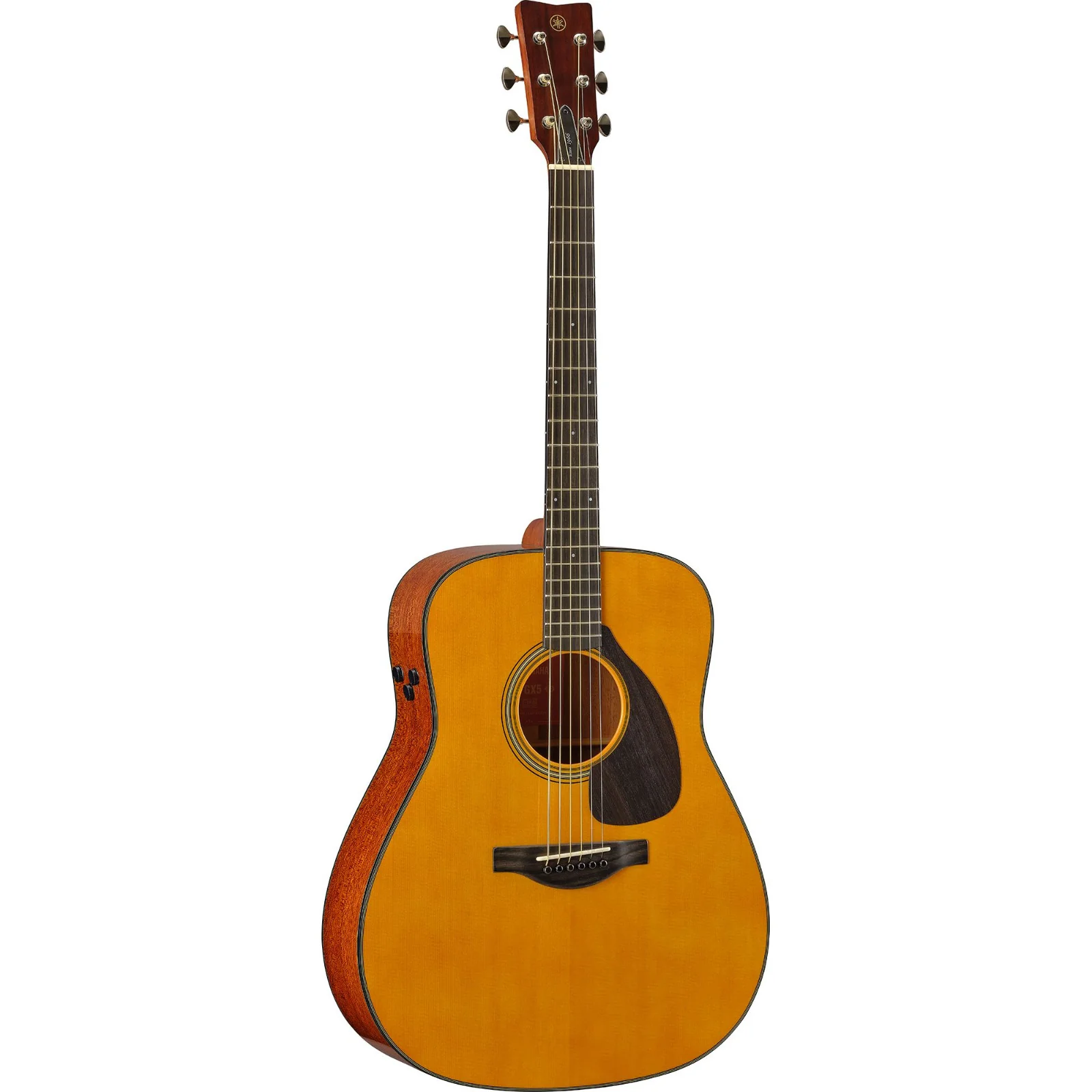 Yamaha Red Label FGX5 Acoustic-Electric Guitar with Hardcase - Natural - Image 4
