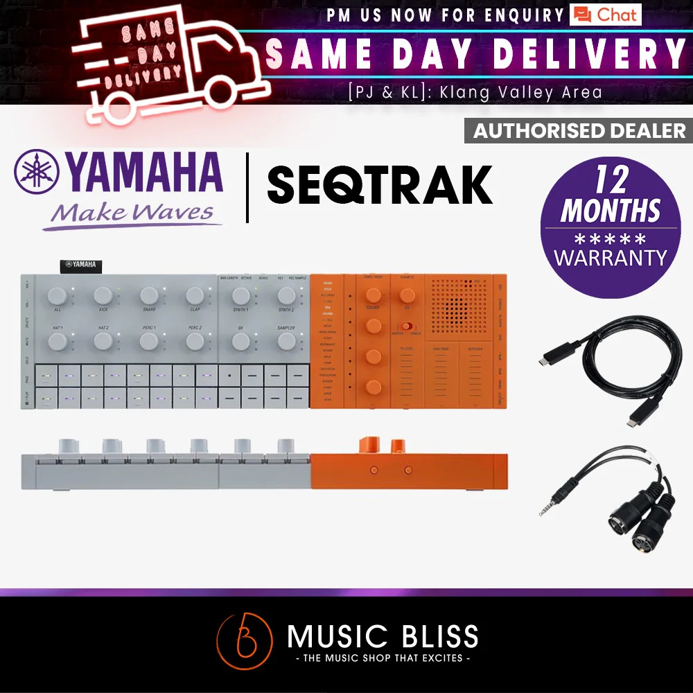 Yamaha Seqtrak Mobile Music Ideastation - Orange