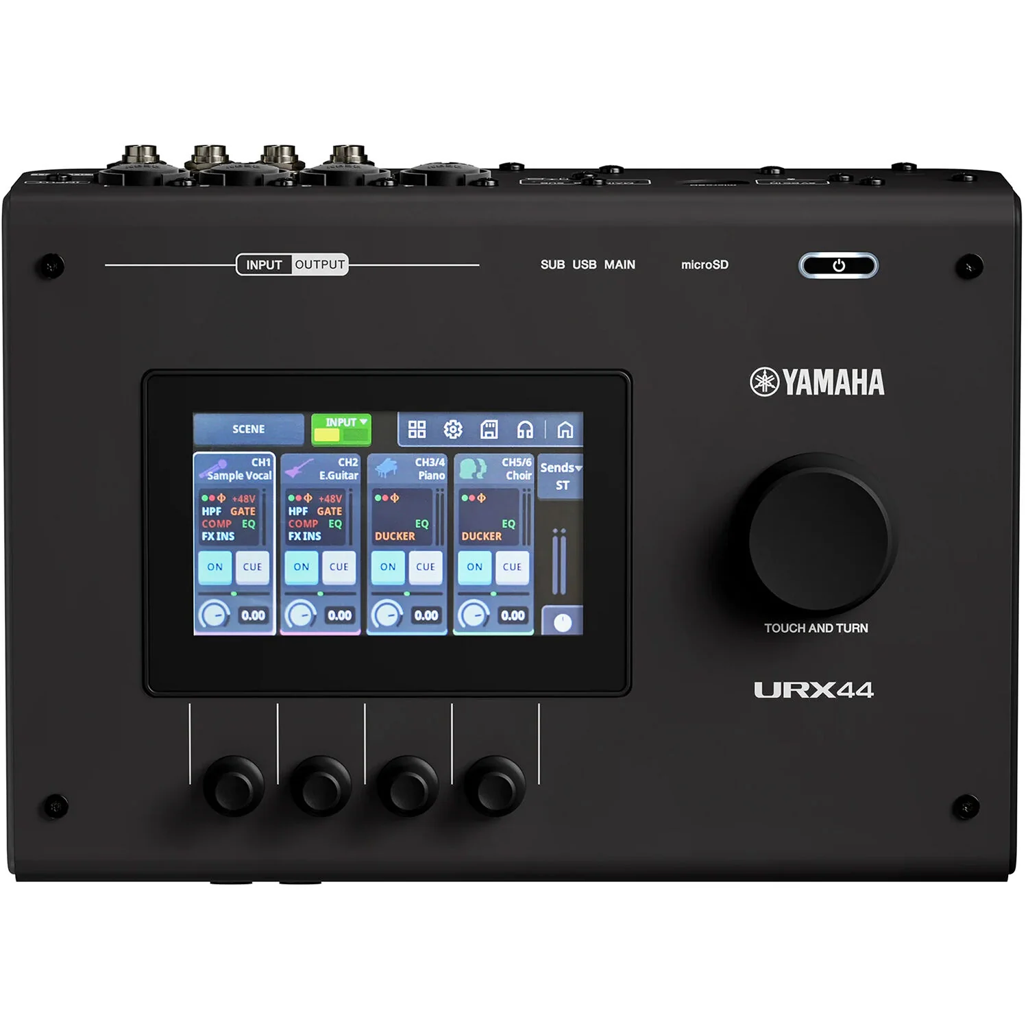 Yamaha URX44 USB-C Audio Interface - Black - Image 2