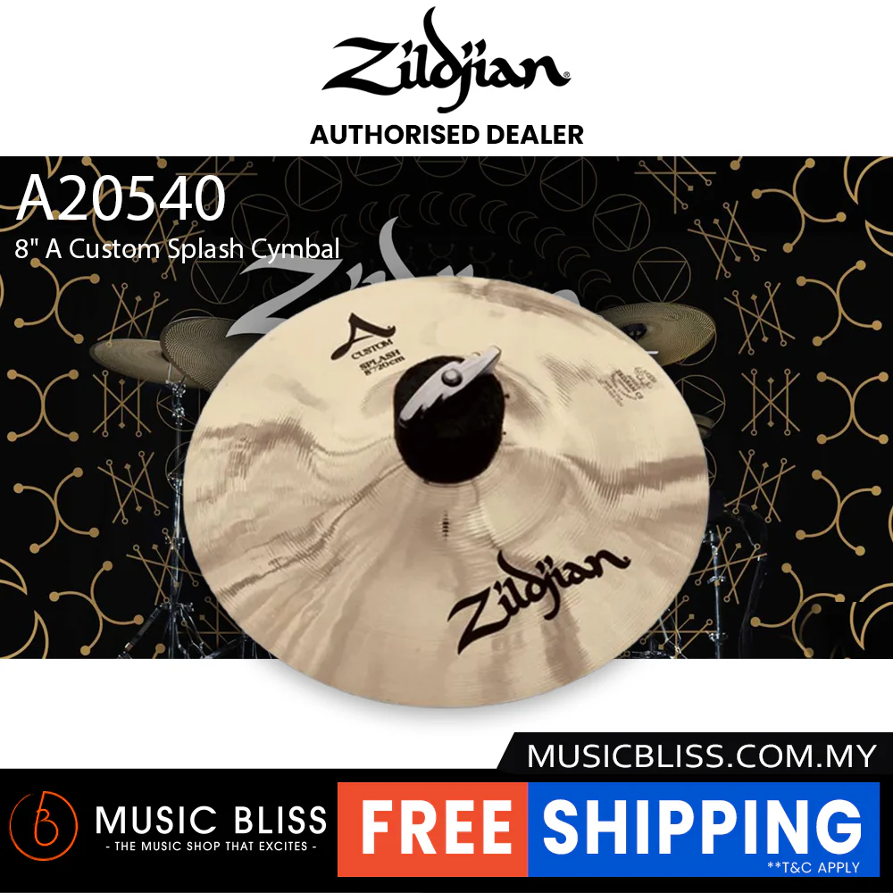 Zildjian 8" A Custom Splash Cymbal