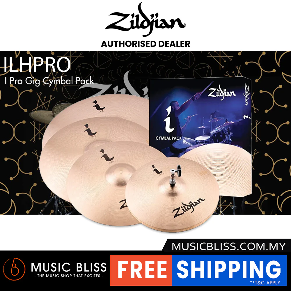 Zildjian I Series Pro Gig Cymbal Set - 14", 16", 18", 20"