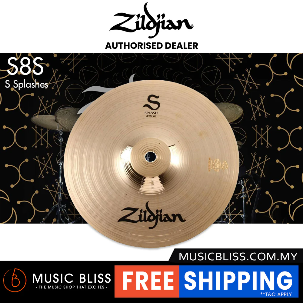 Zildjian 8" S Series Splash Cymbal