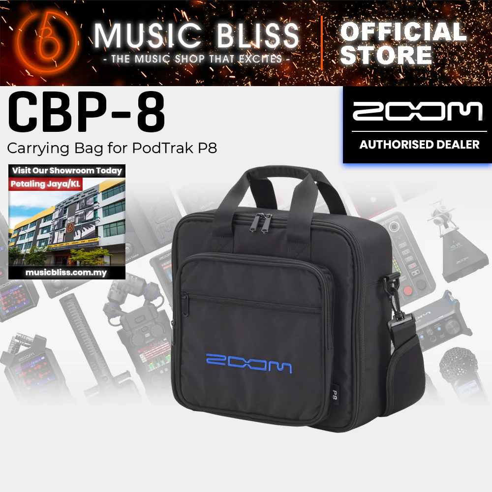 Zoom CBP-8 Carrying Bag for PodTrak P8